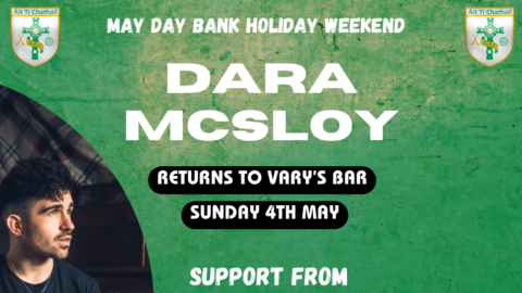 Dara McSloy Returns to Vary’s Bar