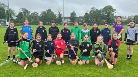 Ellen Trainor Representing Atticall @ Halftime of Down Camogie Match