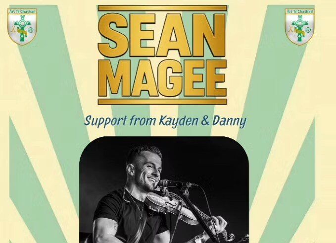 SEAN MAGEE – TICKETS NOW ON SALE!!