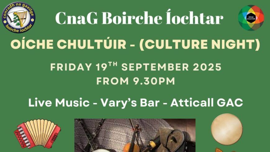 Oíche Chultúir – Culture Night 2025