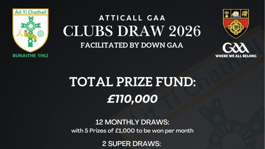 DOWN GAA CLUBS DRAW 2026 IS HERE!